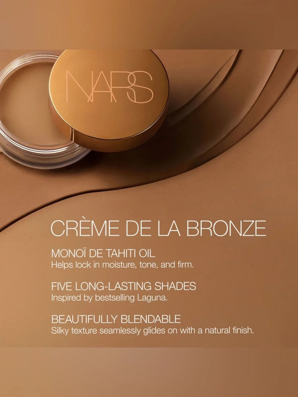 Laguna 02 Nars Original Shade Bronzing Cream Brand New Box Full Size Authentic